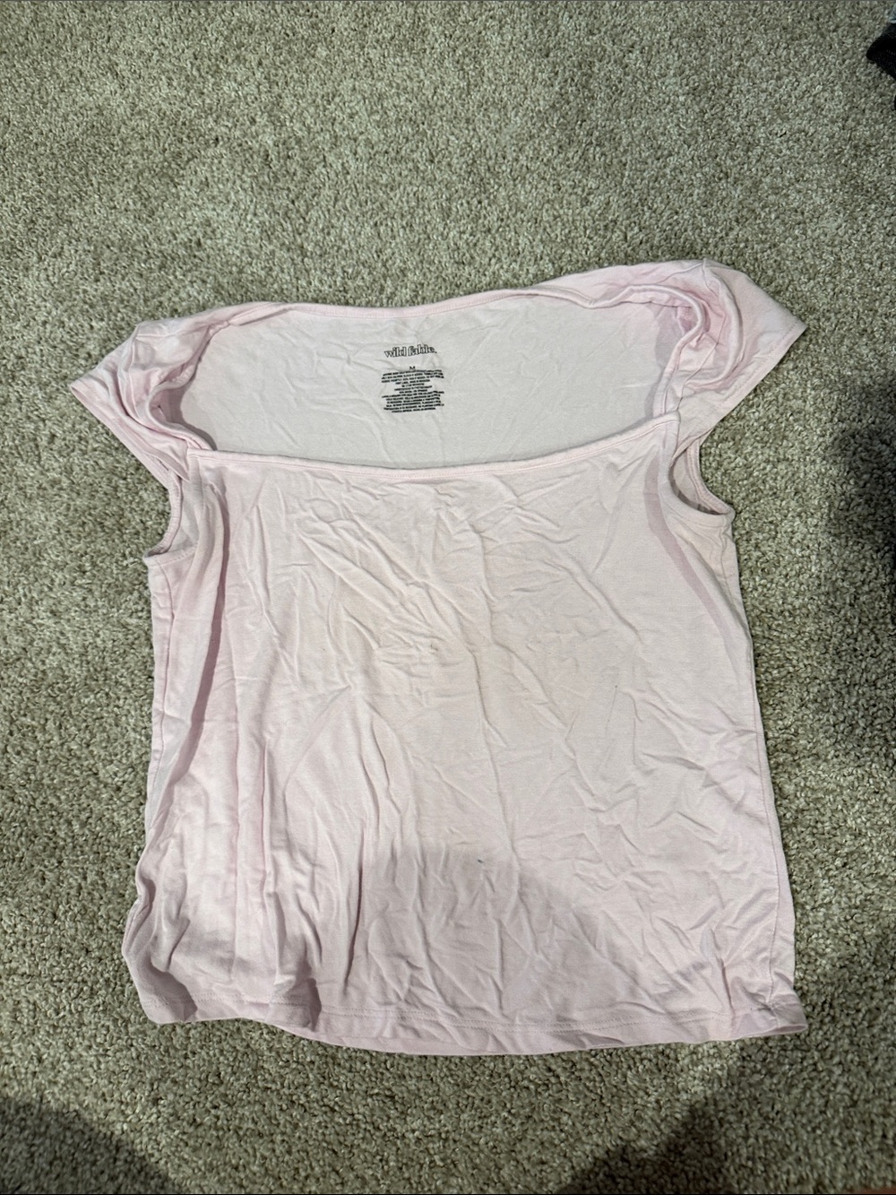 wild fable Light Pink Scoop Neck Tank Top